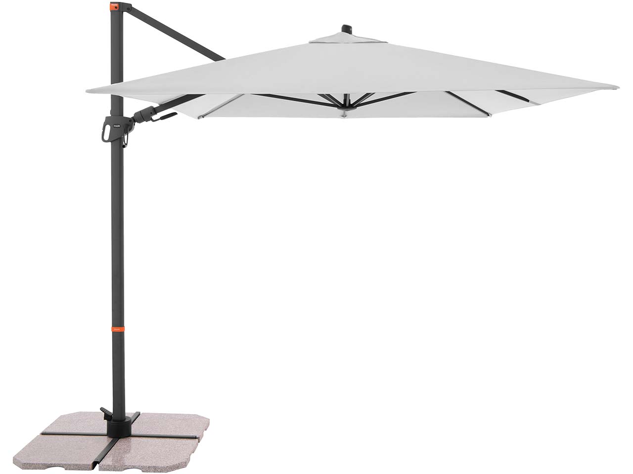 doppler Pendelschirm "myZone AX" 320 x 240 cm, hellgrau