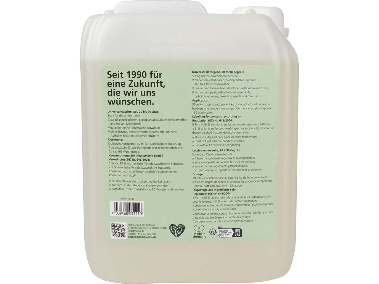memo Universal-Waschmittel 'ECO CLEANER', 5 l