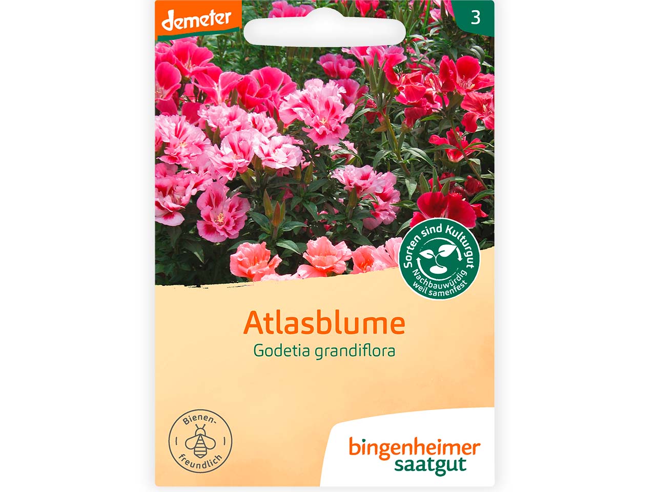 bingenheimer saatgut Bio-Samen Atlasblume, Bienenfreundlich, 1 Stk.
