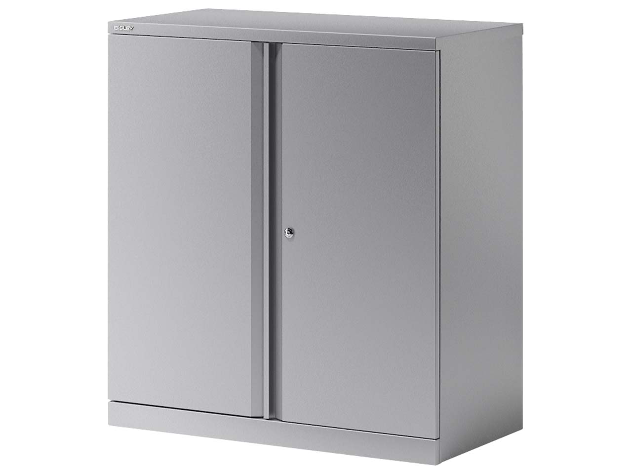 Flügeltürensch. "Essentials" 2OH, Breite 91,4 cm silber