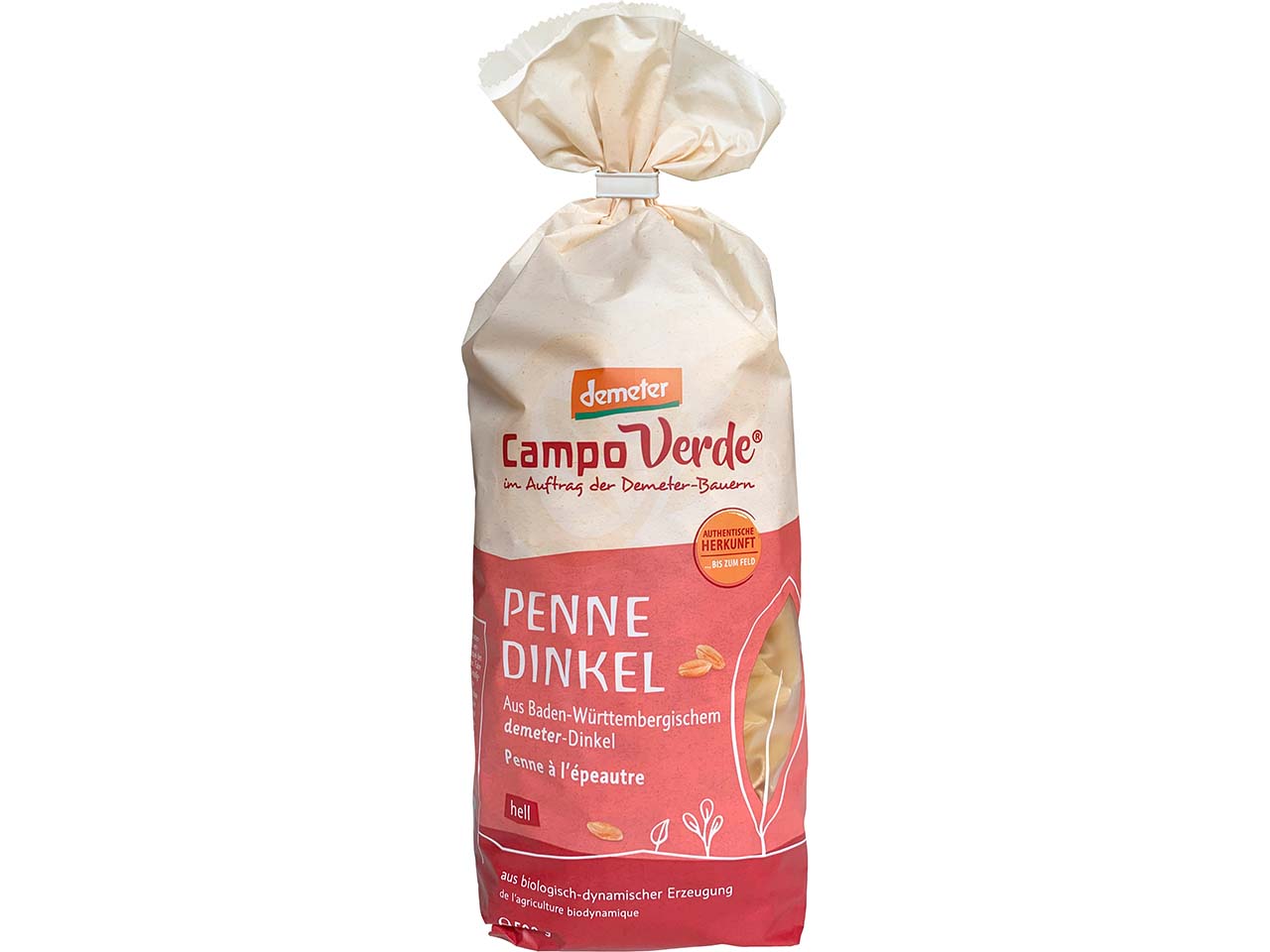 Campo Verde Bio-Dinkel-Penne, 500 g