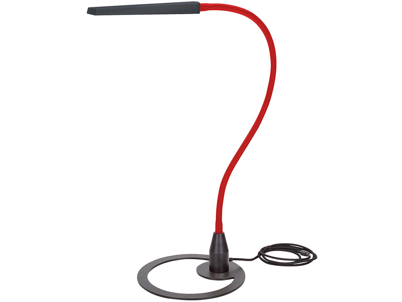 Bauer & Böcker LED-Tischleuchte "Comet" bordeaux/black