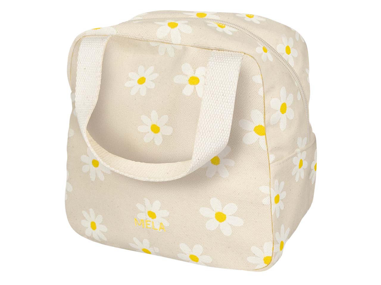 MELA Bio-Organizer-Tasche "JASMEET" 4,5 l, greige/daisy print