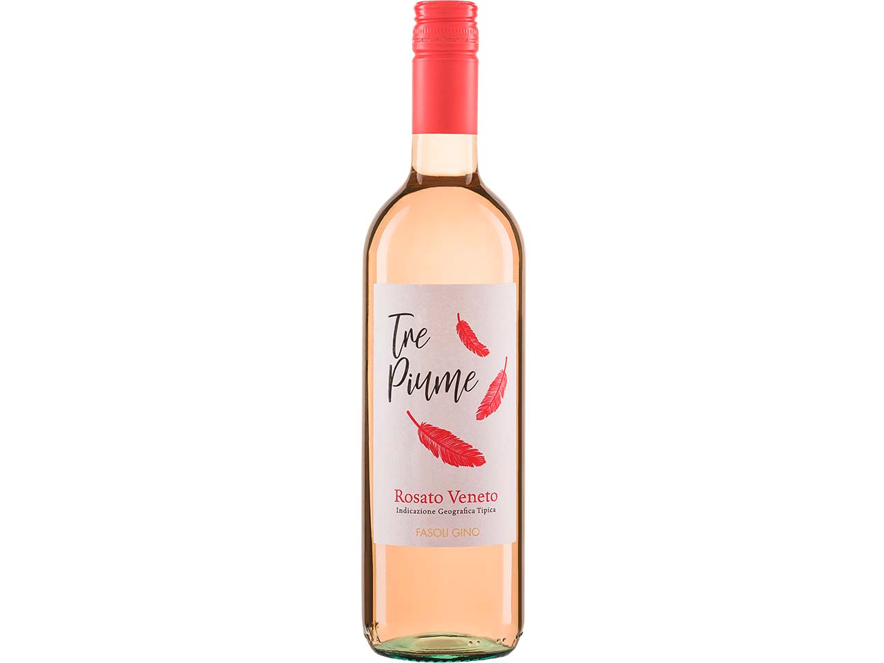 Tre Piume Bio-Rosé Rosato Veneto IGT Fasoli, 0,75 l