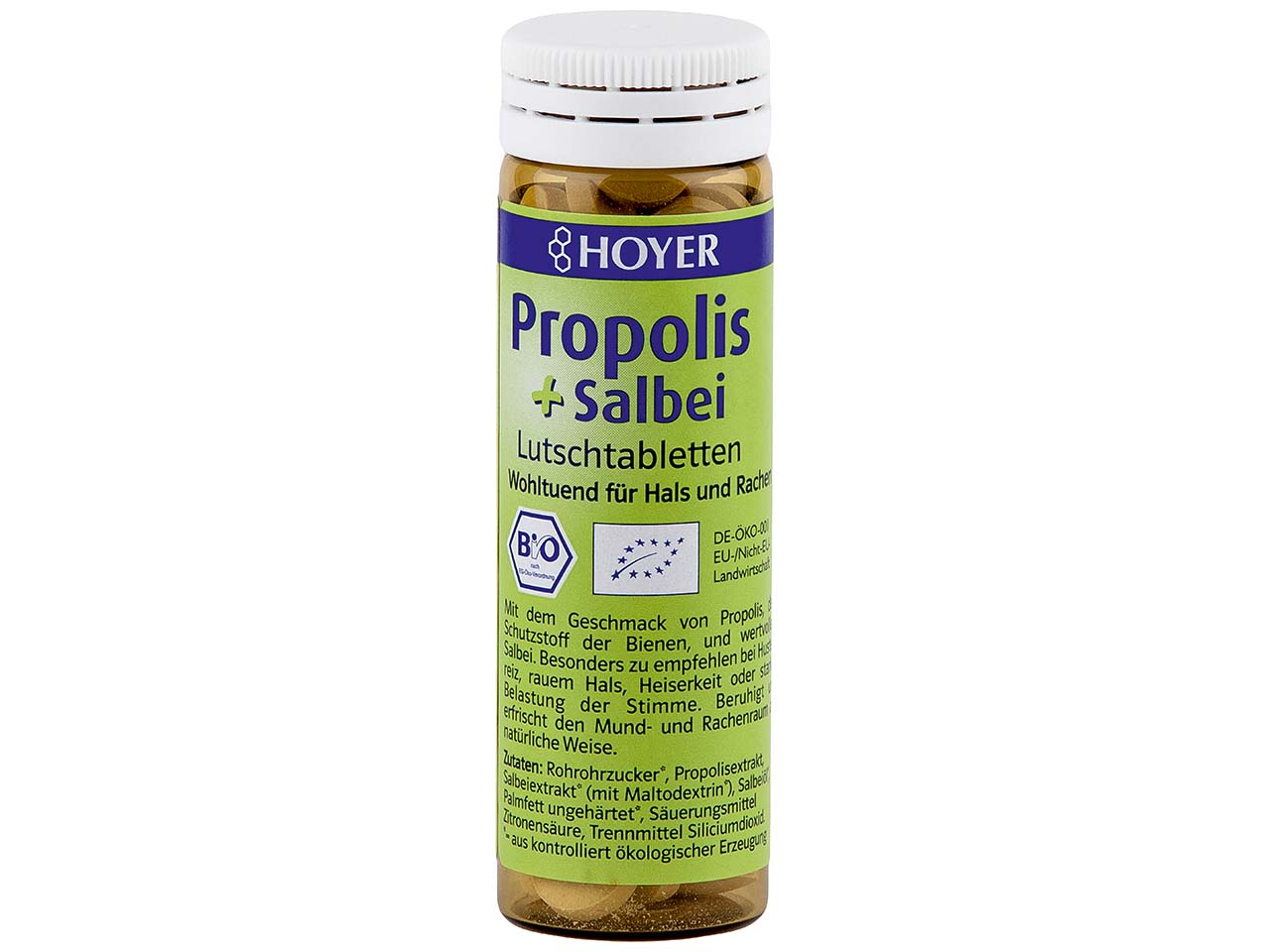 HOYER Bio-Lutschtabletten "Propolis + Salbei", 30 g