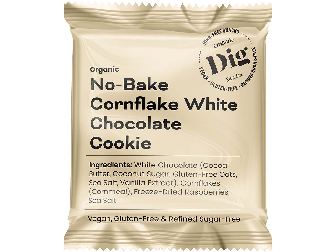 Dig Bio-Keks "Cornflake White Chocolate", raw, vegan