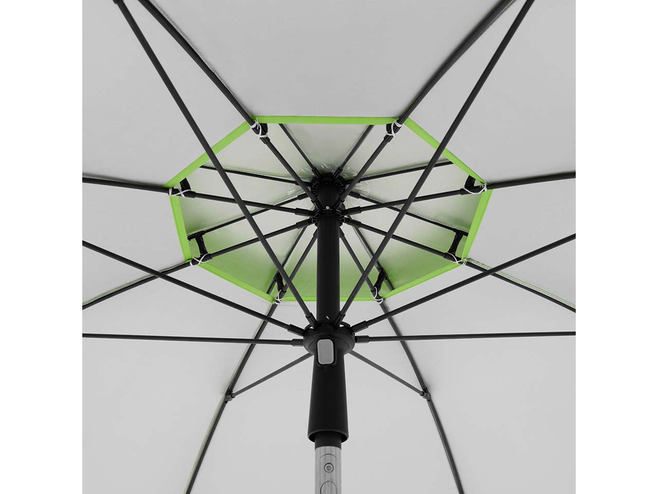 doppler Sonnenschirm "GS WINDPROFI NEO" mit Tragetasche Ø 200 cm, apfelgrün