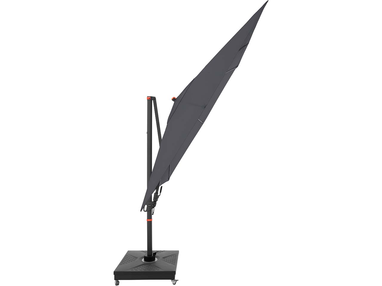 doppler Pendelschirm "myZone AX" 280 x 280 cm, anthrazit