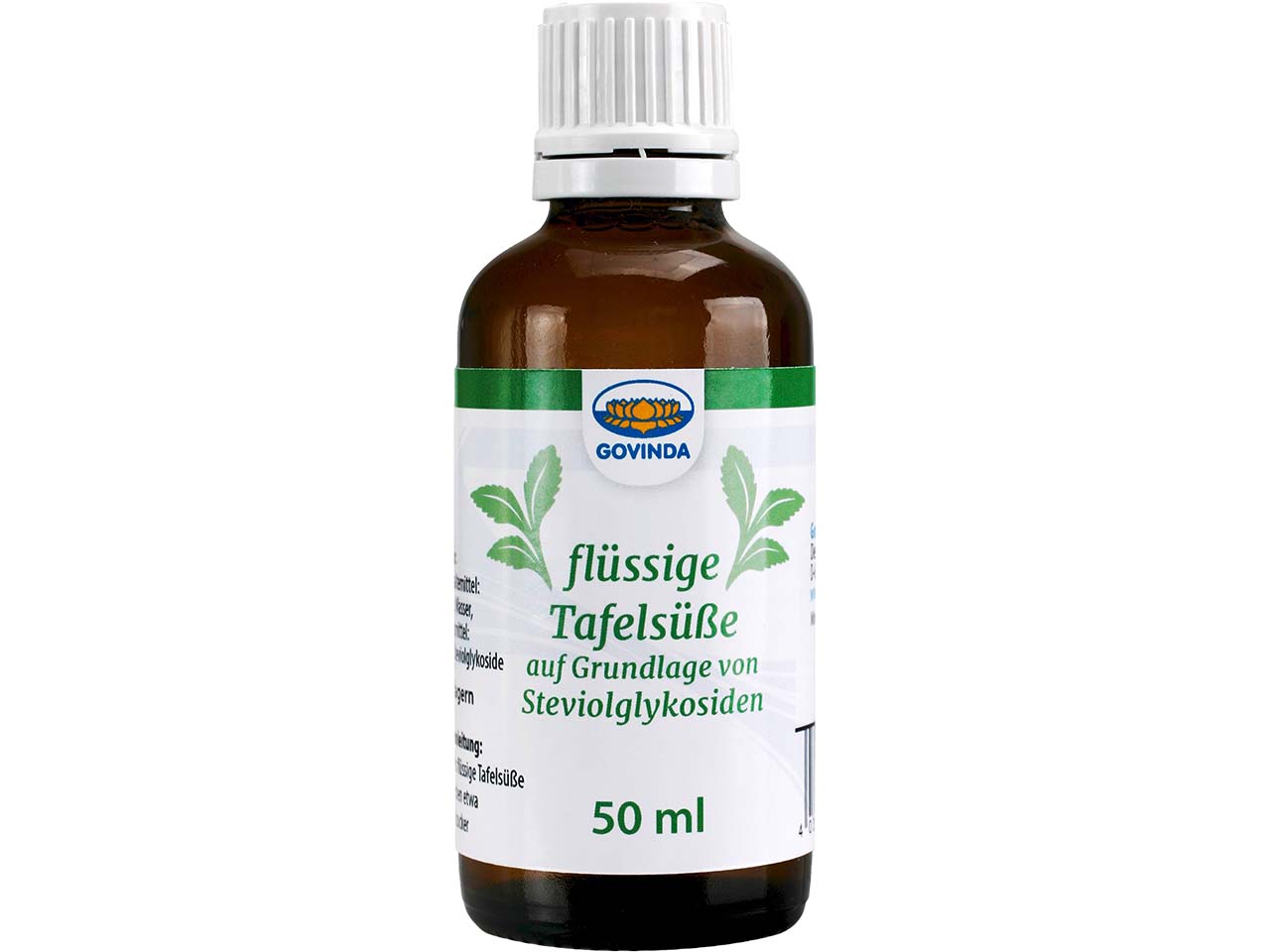 govinda Bio-Tafelsüße flüssig "Stevia-Fluid", 50 ml