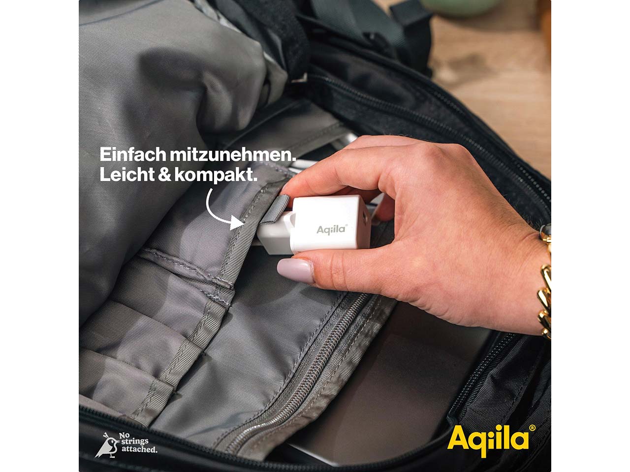 Aqiila USB Ladegerät und Ladeadapter "Chargebird W1"