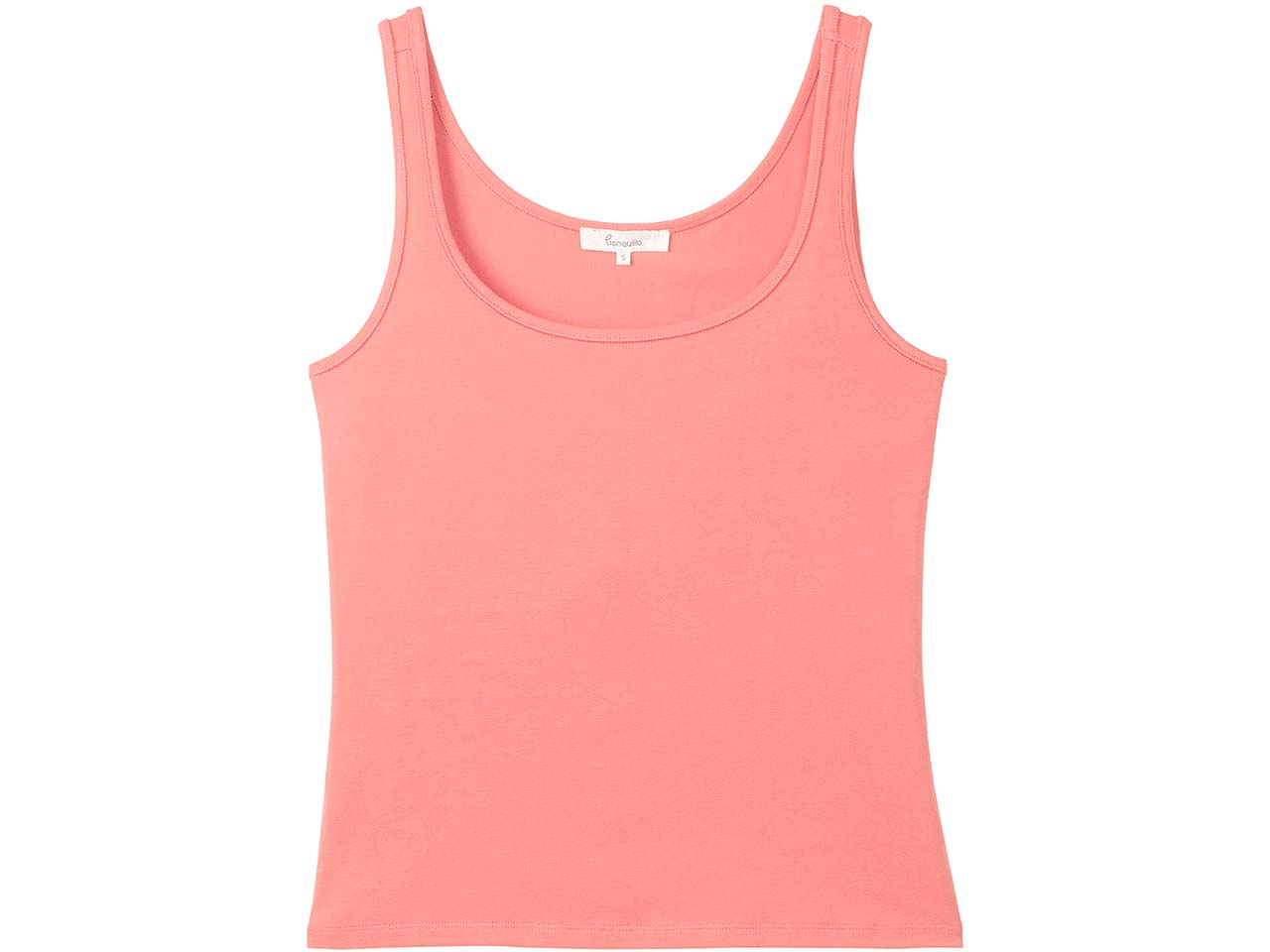 tranquillo Damen-Top aus Tencel, coral, Gr. L