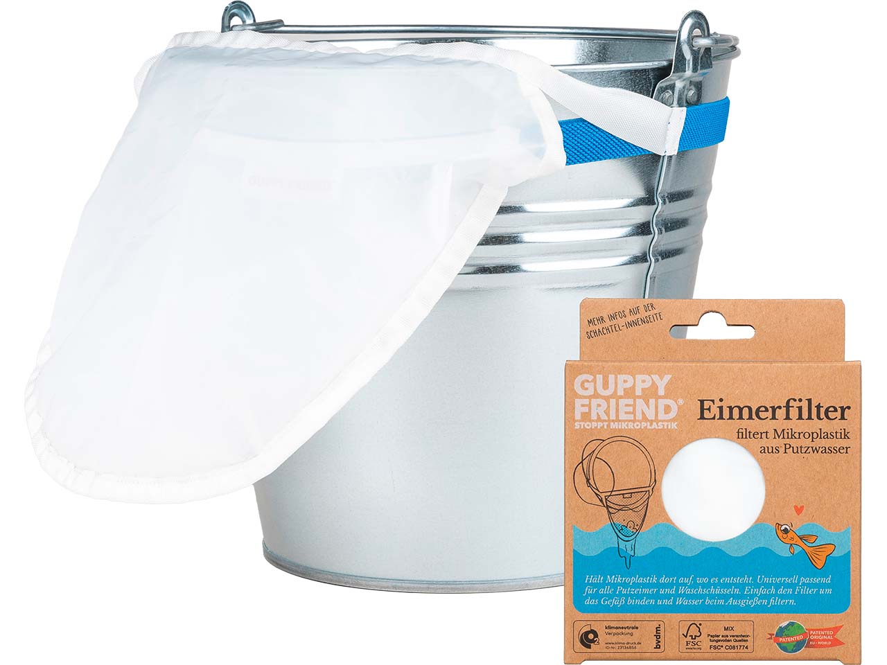 GUPPYFRIEND Eimerfilter gegen Mikroplastik