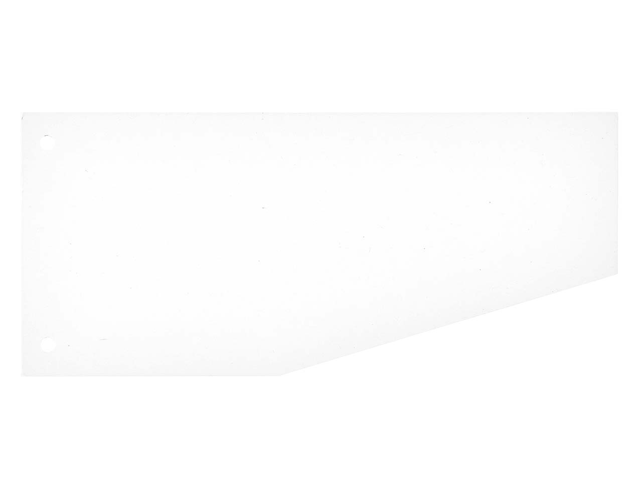 100 Trennstreifen 'Trapez' weiß