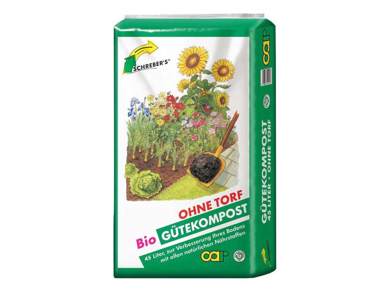 OAR Bio-Gütekompost 0-10 mm, ohne Torf, 45 l