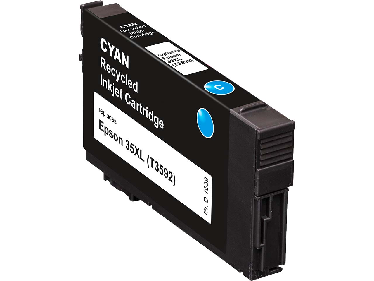 memo Tintenpatrone ersetzt Epson 35XL cyan