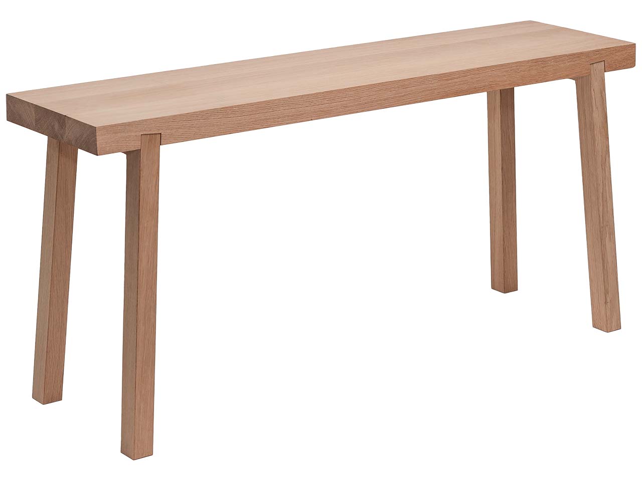 SIDE BY SIDE Sitzbank B 95 x T 28,5 x H 45 cm, Eiche unbehandelt