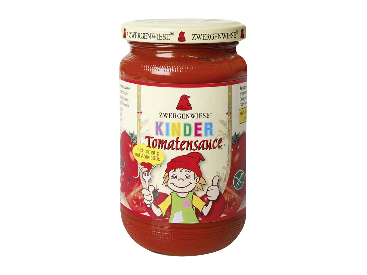 Zwergenwiese Bio-Kinder-Tomatensauce mit Apfelsüße, 340 g