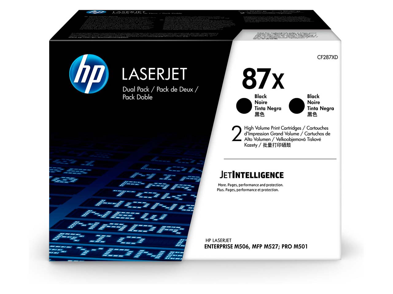 HP Doppelpack Druckkassetten CF287XD, Nr. 87X schwarz