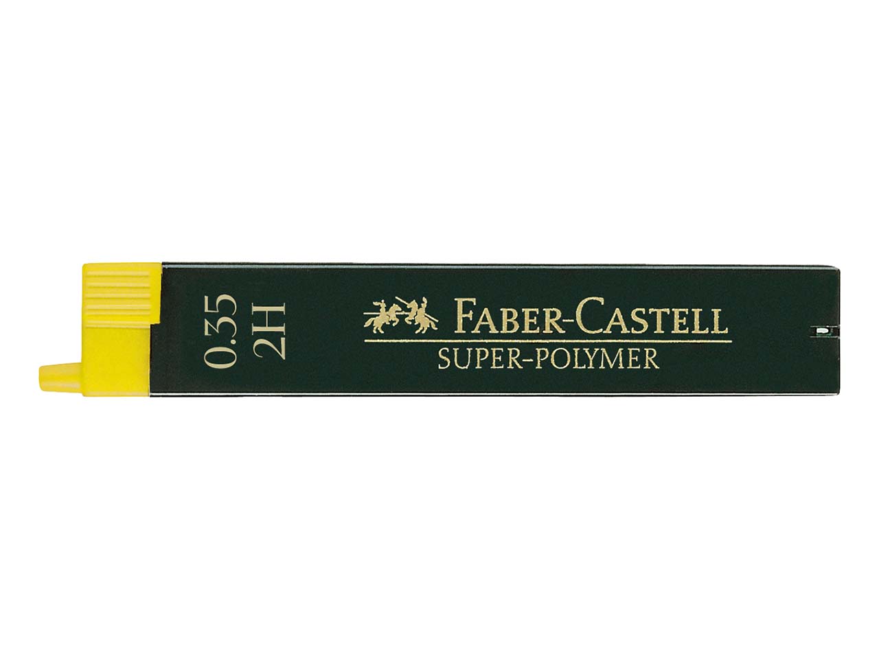 12 Faber-Castell Ersatzmine für Druckbleistifte "Super-Polymer" 0,35 mm 2H