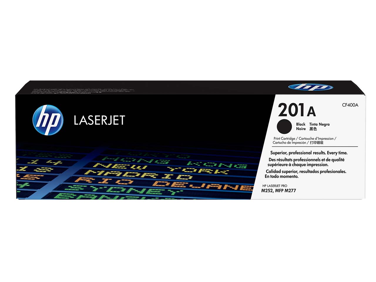 hp Druckkassette CF400A, Nr. 201A schwarz