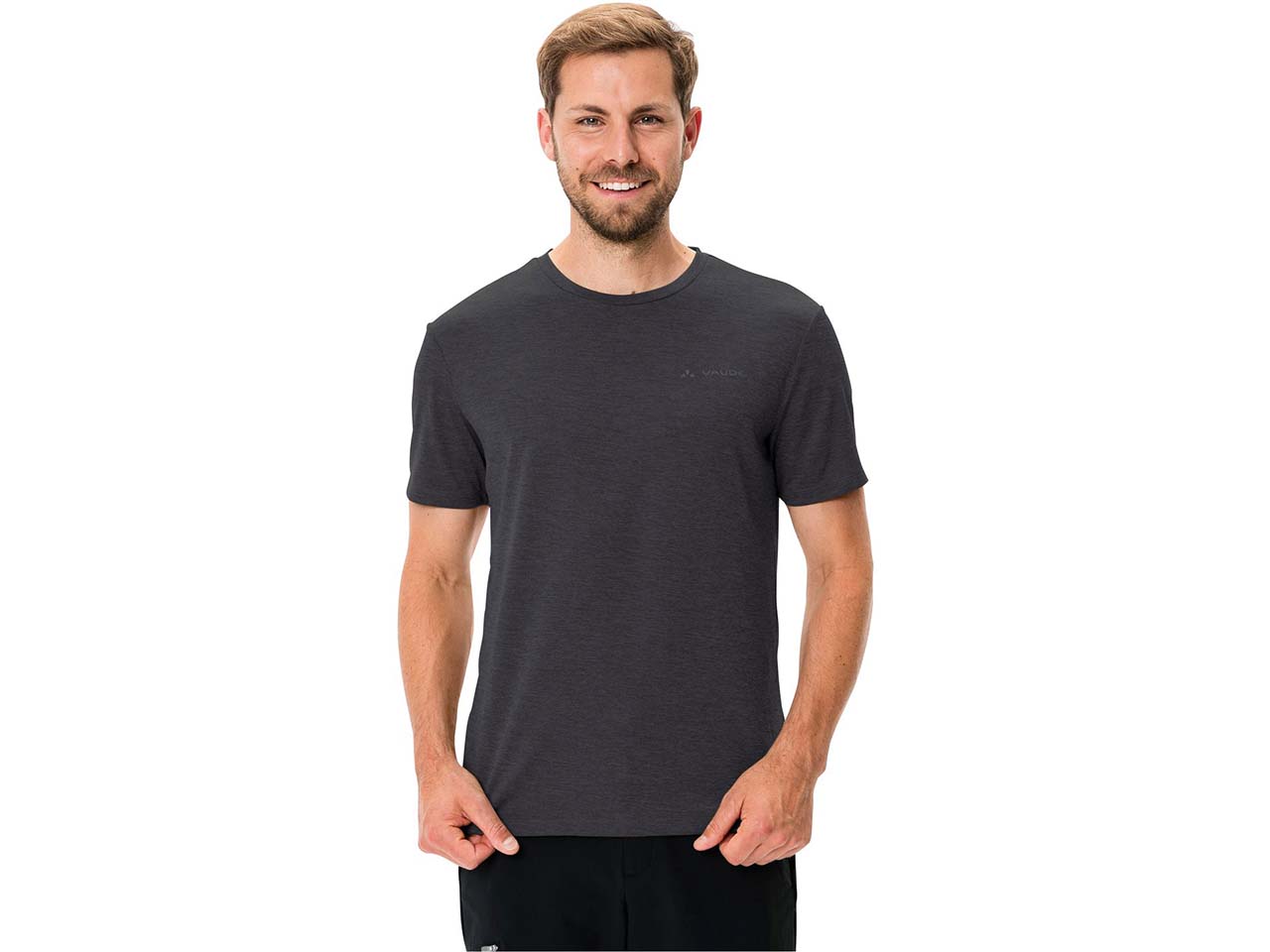 VAUDE Herren-T-Shirt 'Essential' mit Rundhalsausschnitt, black, Gr. XXL