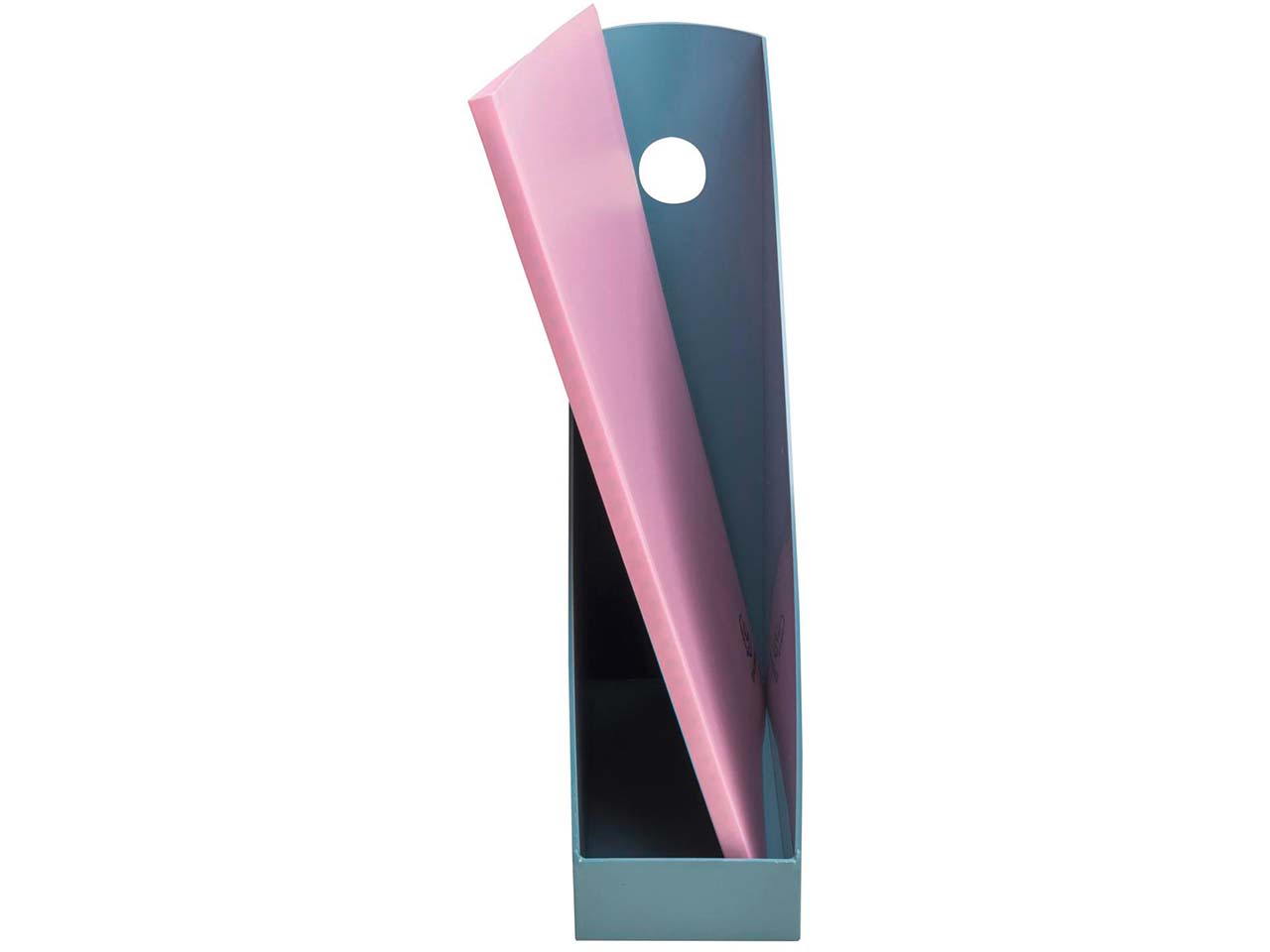 Exacompta Stehsammler "Mag-Cube AutentiK" DIN A4+, blau-grau Exacompta Stehsammler "Mag-Cube AutentiK" DIN A4+, blau-grau