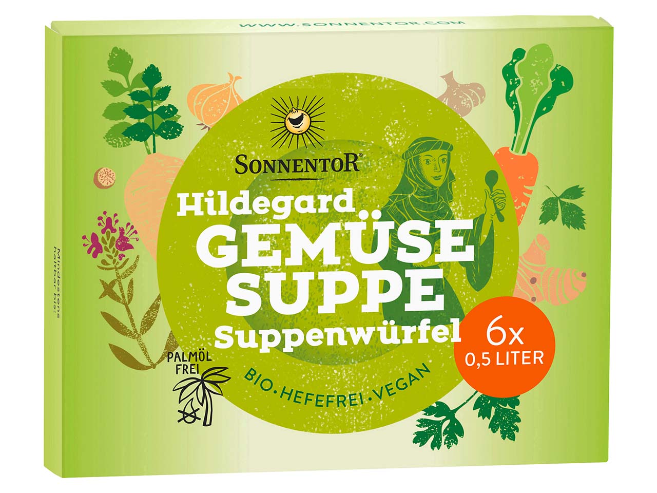 Sonnentor Bio-Suppenwürfel "Hildegard", 60 g
