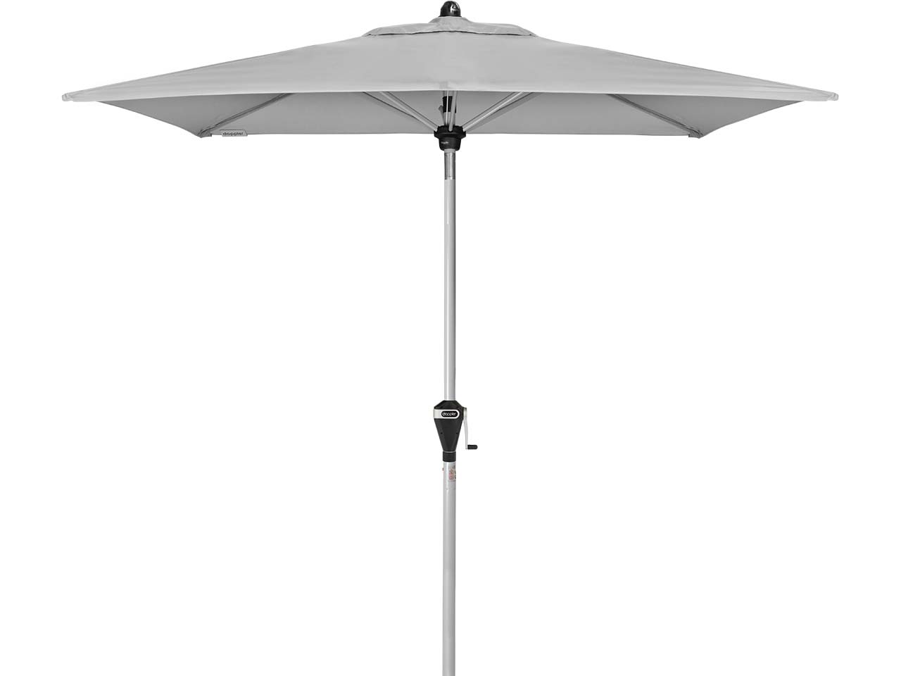 doppler Sonnenschirm "Active Auto Tilt" 210 x 140 cm, HV, hellgrau