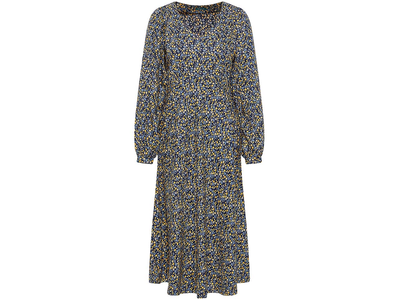 tranquillo Damen-Maxi-Kleid mit V-Ausschnitt, bloom, Gr. 38