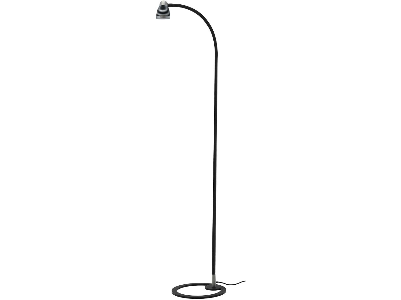 Bauer & Böcker LED-Stehleuchte "Satellite" meteorite/silver