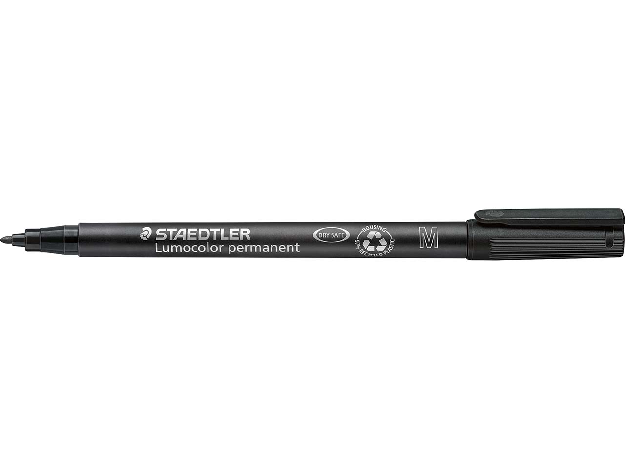 STAEDTLER Universalstift 'Lumocolor 317' mittel schwarz permanent