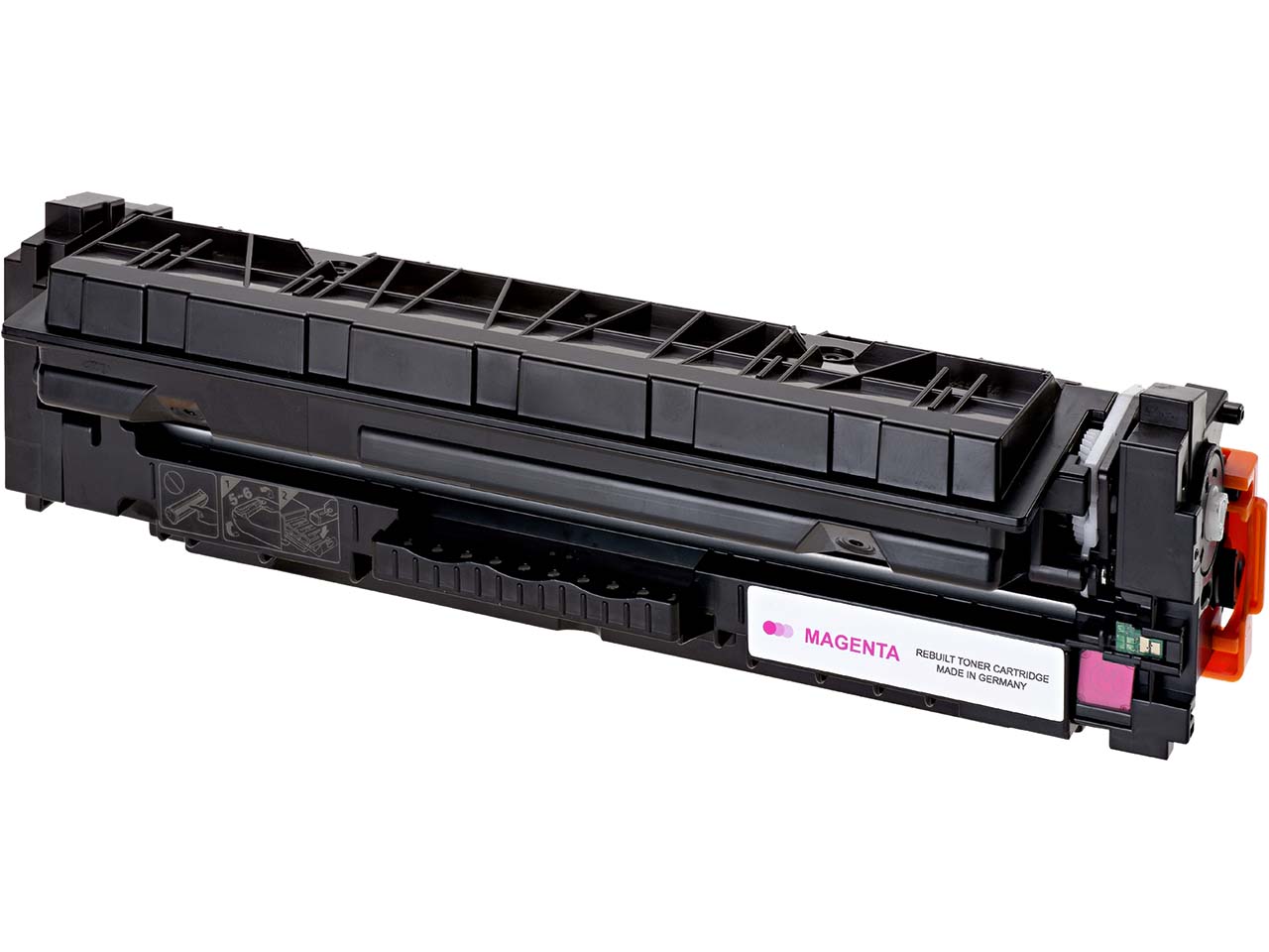 memo Druckkassette ersetzt hp W2033A/ Nr. 415A, magenta