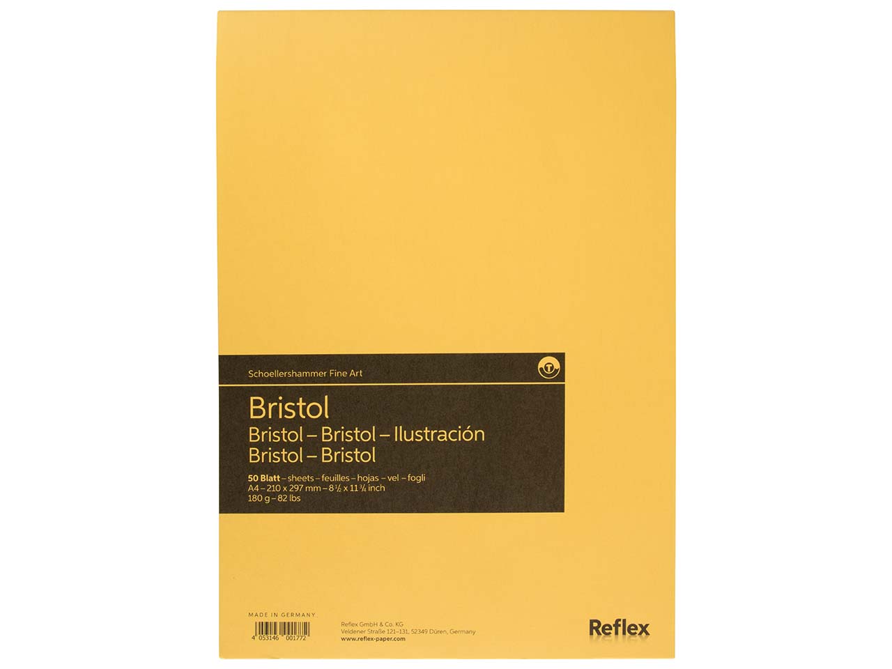 SCHOELLERSHAMMER Zeichenblock "Bristol" DIN A4, 180 g/m², 50 Blatt