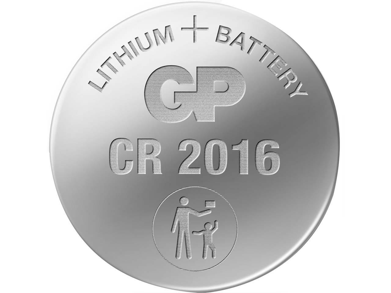 GP Battery Lithium-Knopfzelle "CR2016", 5 Stk.