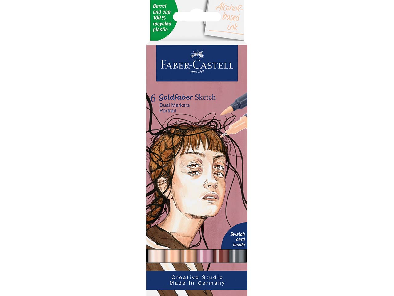Faber-Castell 6er-Etui Goldfaber Sketch Marker "Portrait"