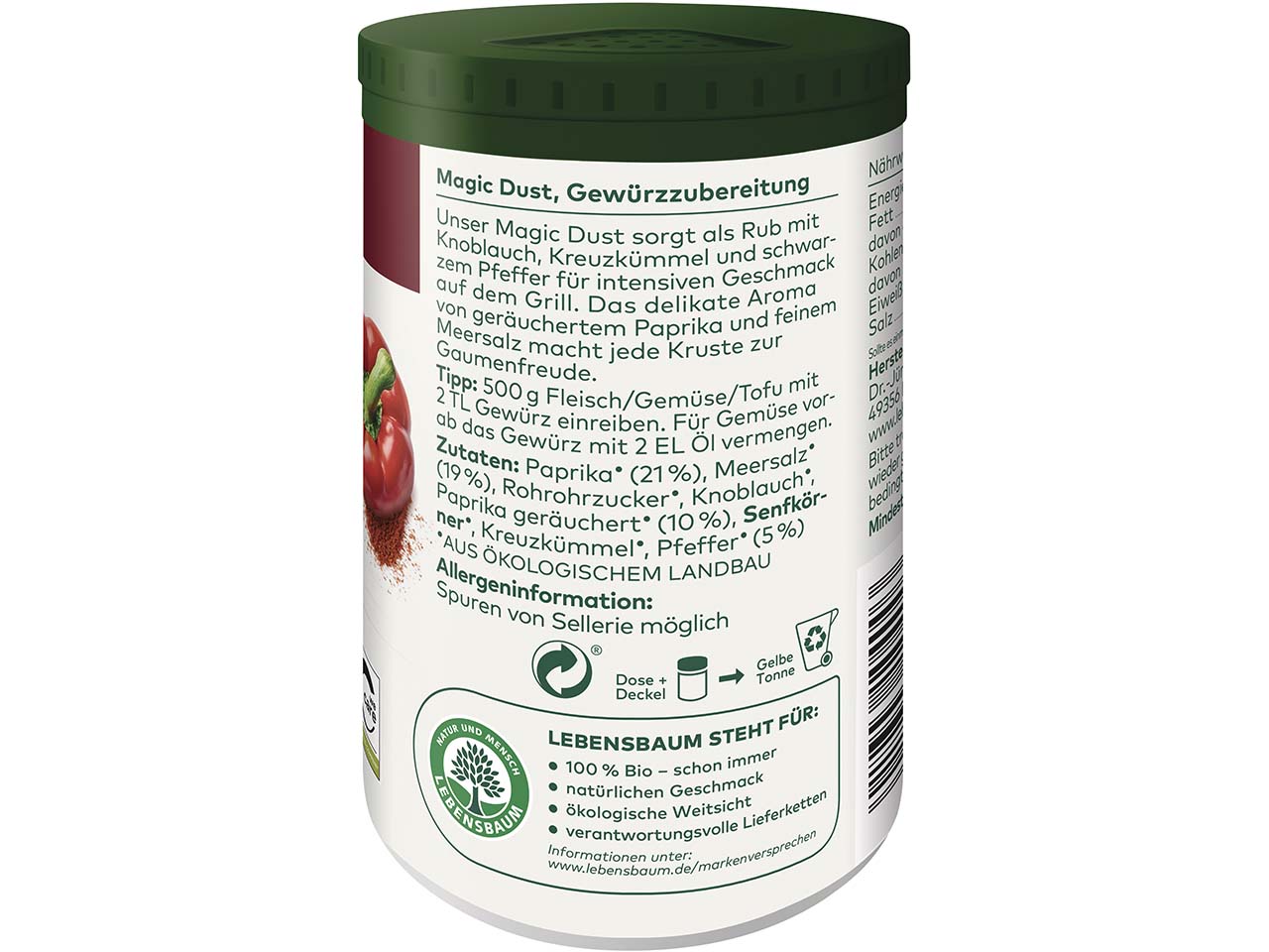 LEBENSBAUM Bio-Gewürzmischung "Magic Dust", 100 g