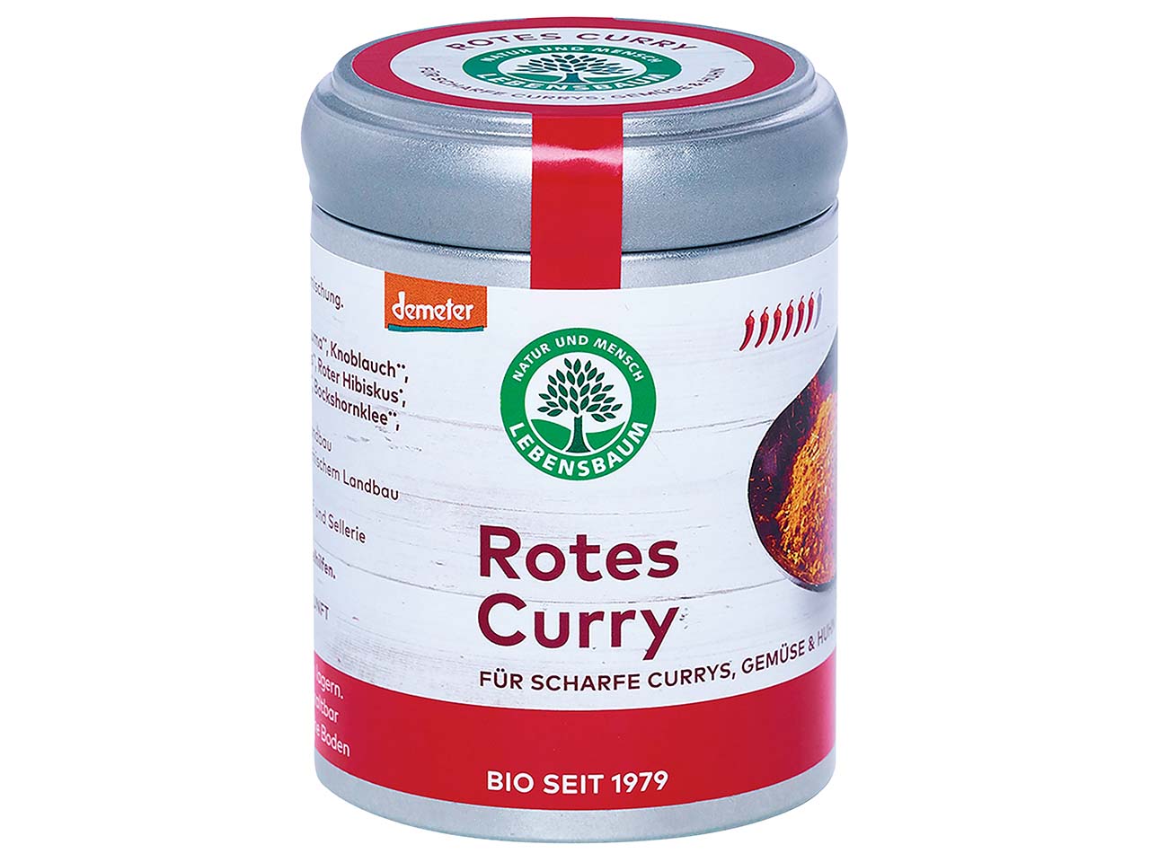 LEBENSBAUM Bio-Gewürzmischung "Rotes Curry" 55 g