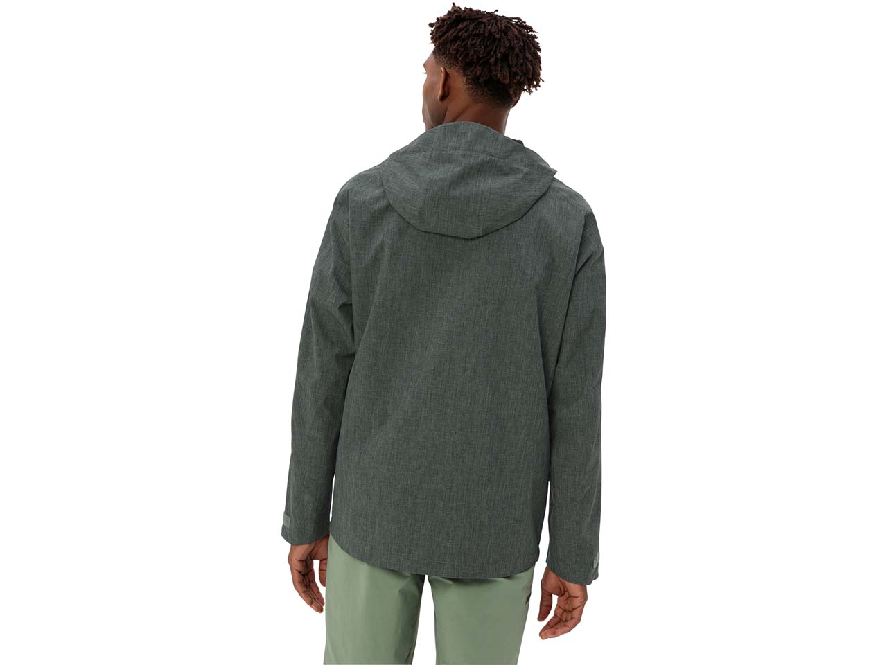 VAUDE Herren-Regenjacke "Rosemoor II" mit Brusttasche, agave, Gr. S