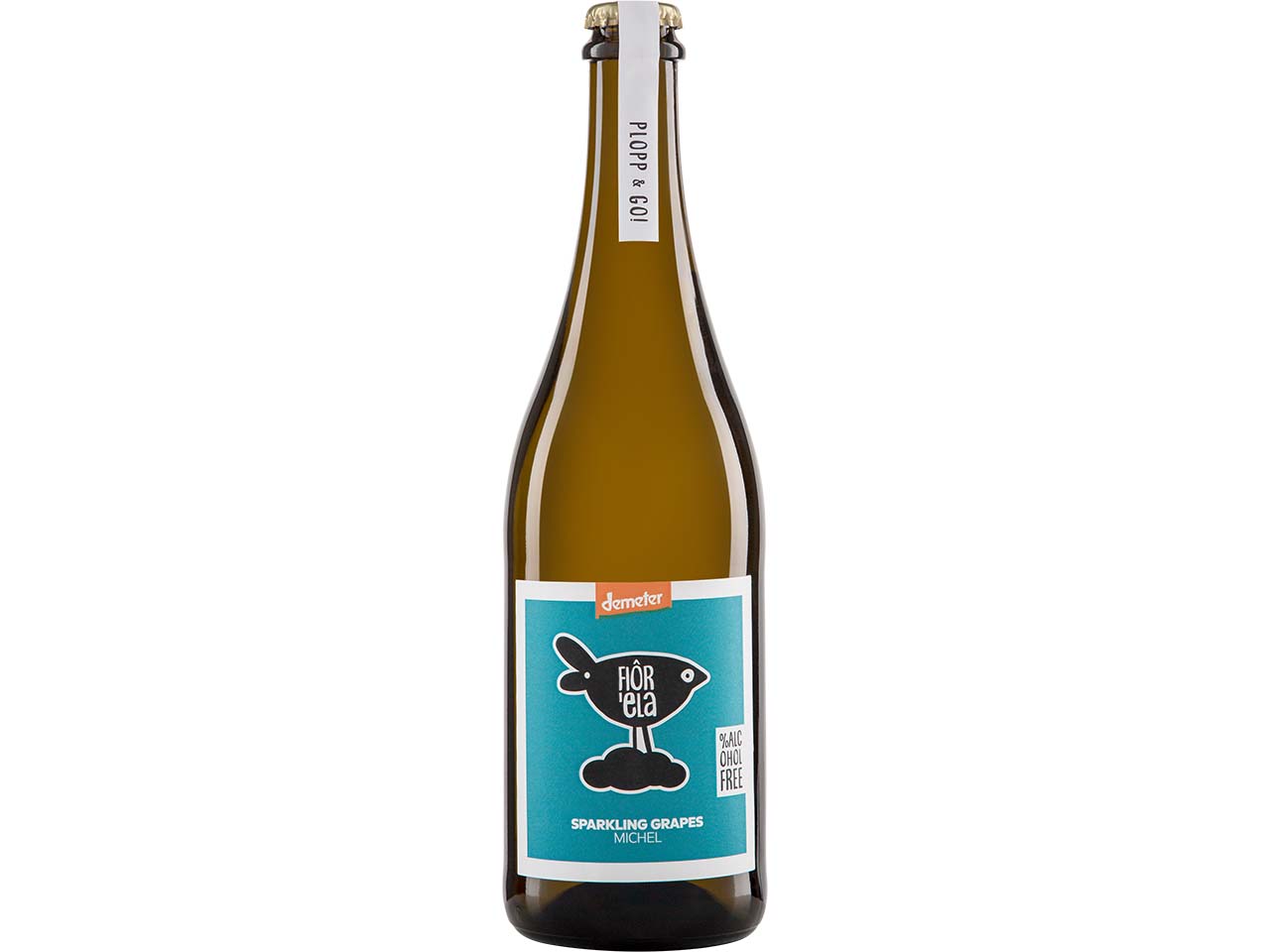 Alkoholfreier Bio-Aperitif FLÔR ELA Sparkling Grapes MICHEL, 0,75 l