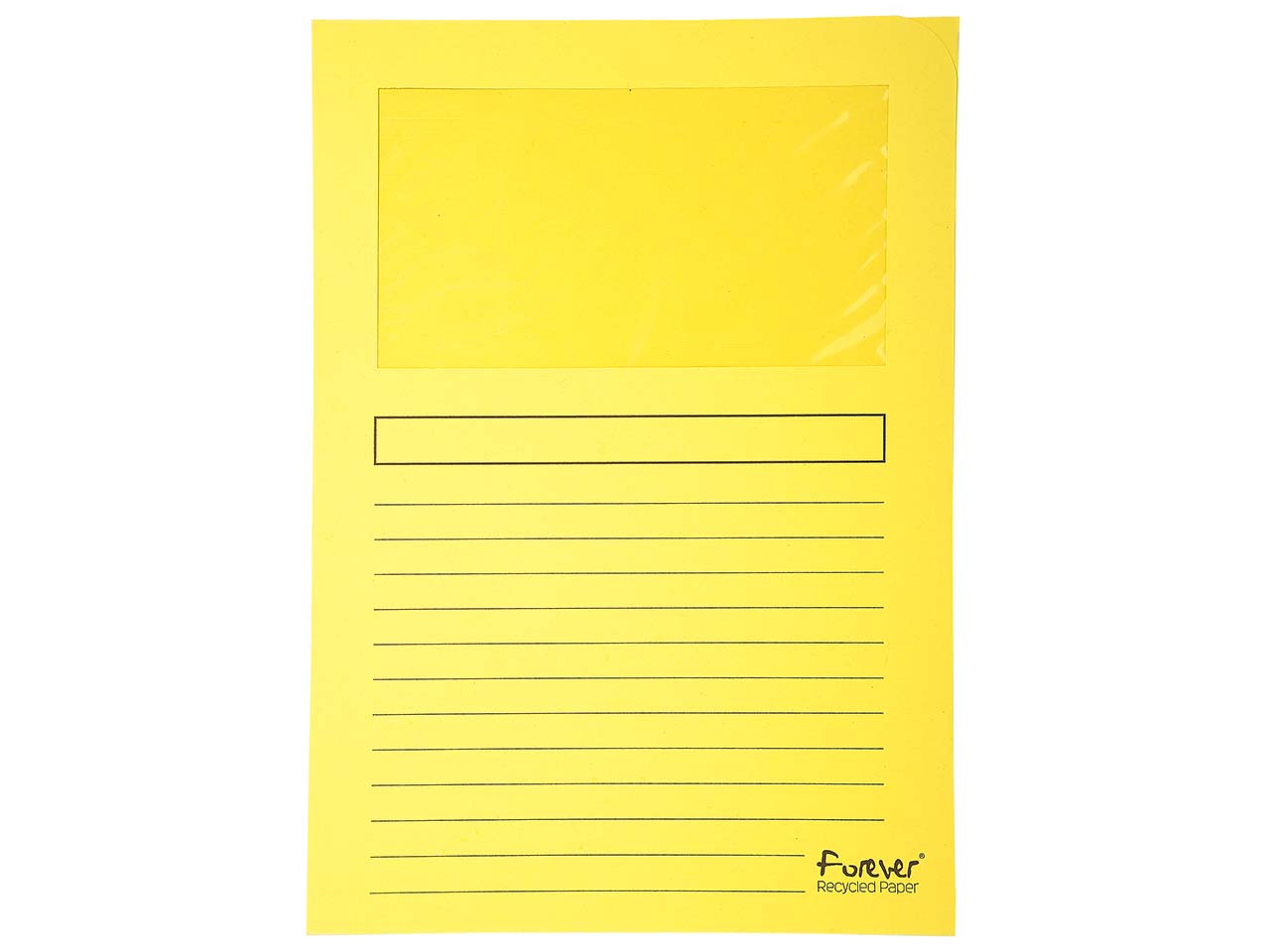 25 Exacompta Fenstermappen "Forever" Kleinpack gelb