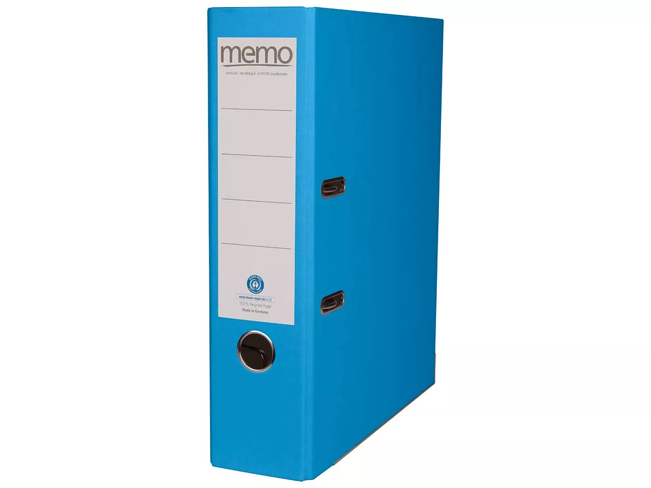 memo Ordner 'Color' 8 cm blau