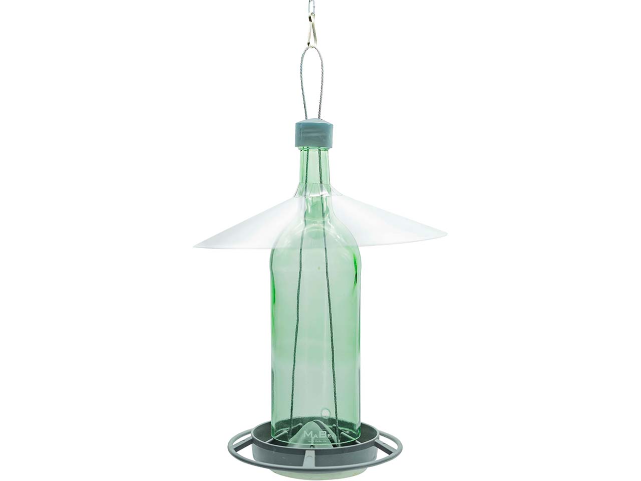 MaBe Vogelfutterstelle, Upcycling aus Weinflasche