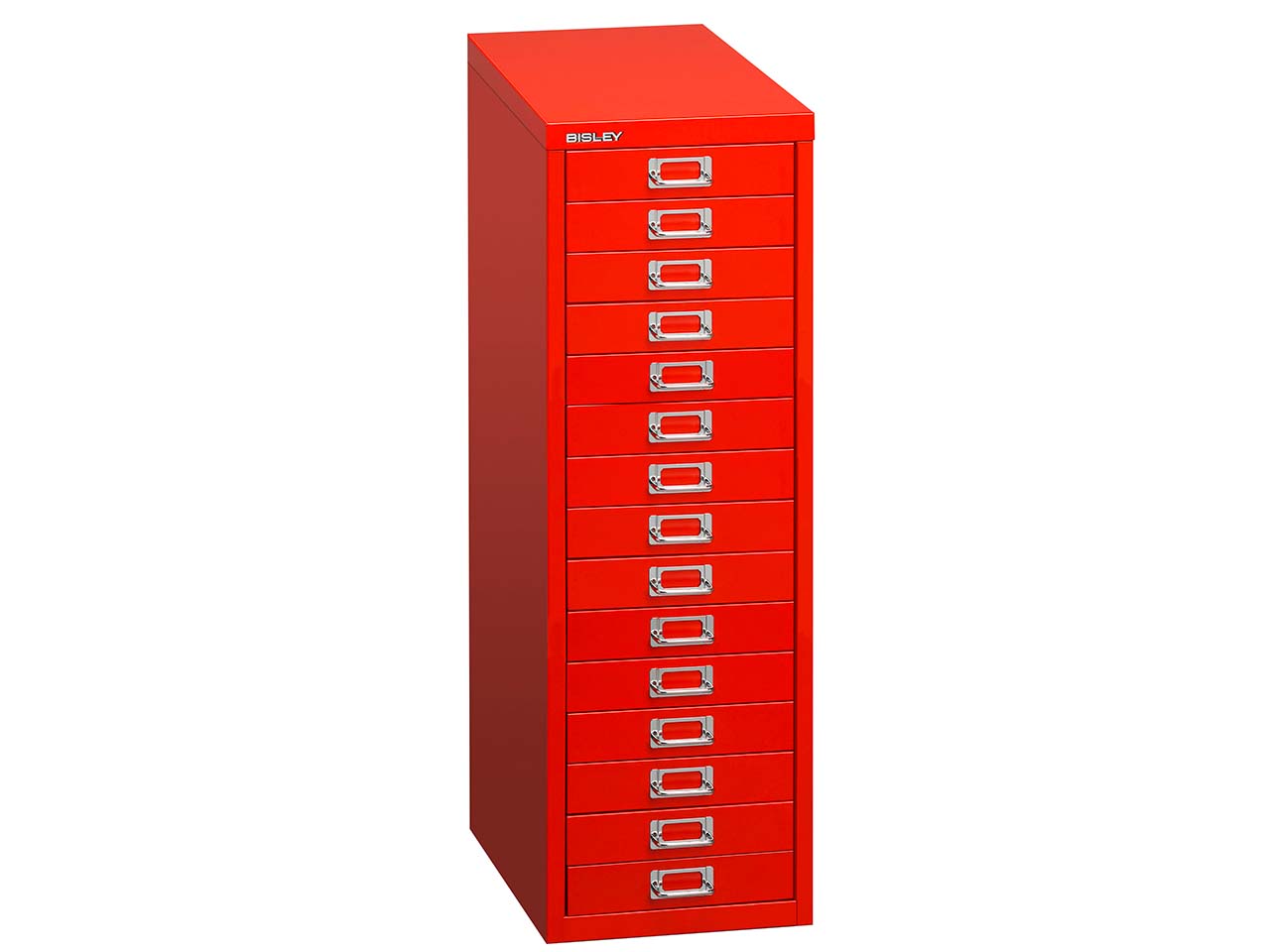 Schubladenschrank 15 Schübe, DIN A4 rot