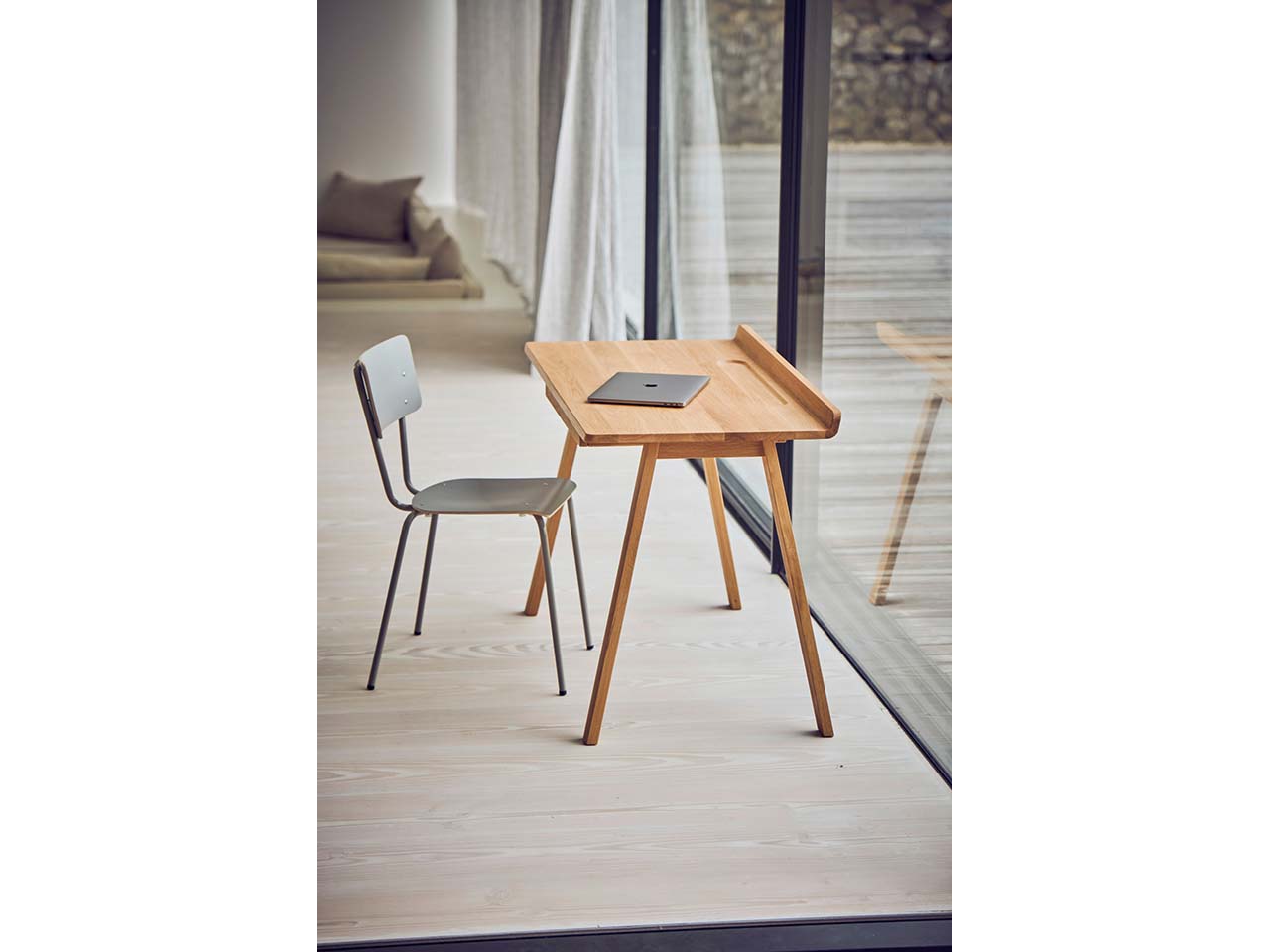 Jan Kurtz Schreibtisch "Nara" mit Schublade, B 120 x T 60 x H 76 cm, Eiche