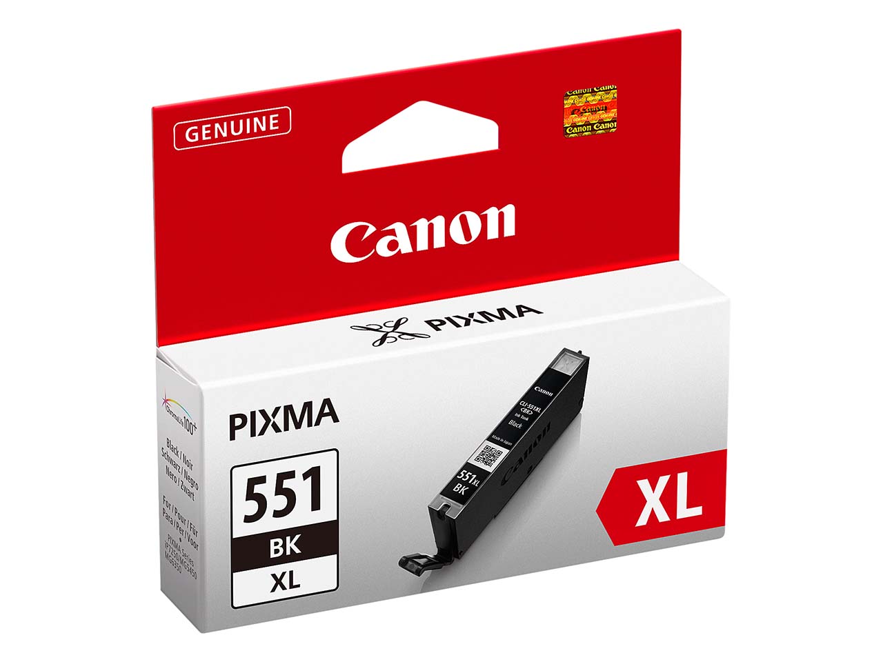 Canon Tintenpatrone CLI-551BK XL schwarz