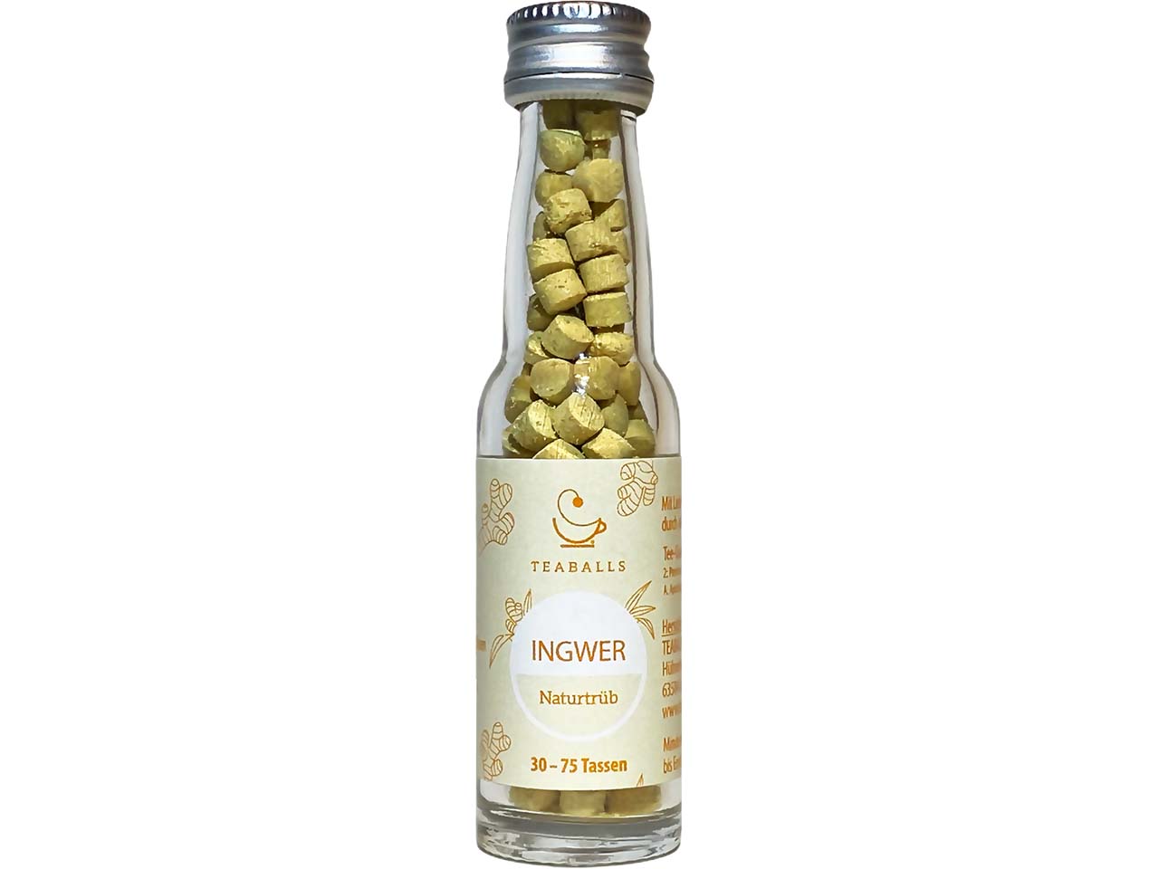 TEABALLS Bio-Ingwer-Tee, 12 g