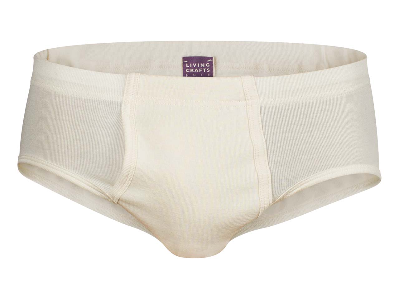Living Crafts Bio-Herren-Slip "Julius" natur, Gr. XL