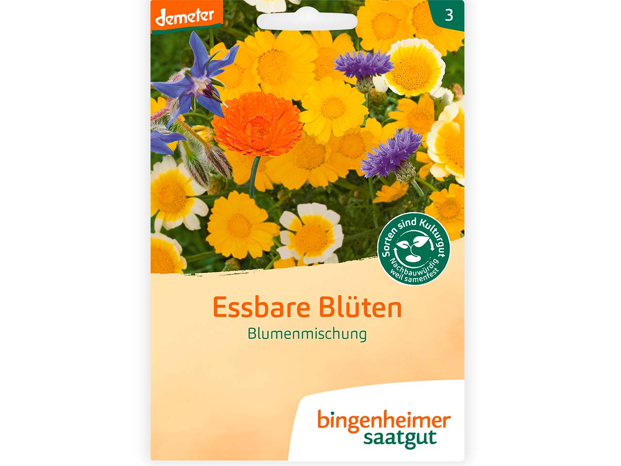 bingenheimer saatgut Bio-Saatmischung "Essbare Blüten", 1 Stk.