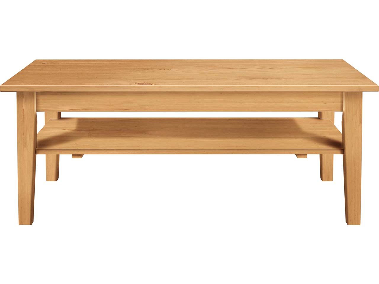 Couchtisch "Solvita" B 116 x T 70 x H 45 cm, Kiefer gelaugt