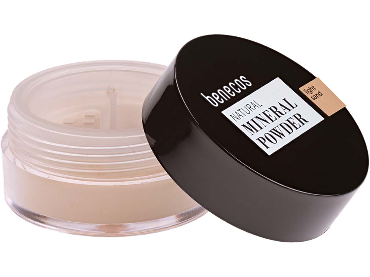 benecos Bio-Mineral-Puder, light sand, 10 g